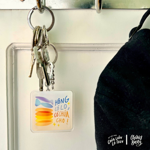 Móc Khoá Mica - Bộ sưu tập 'Chúa luôn lo toan' - CRD-2674 Móc Khoá Mica - Bộ sưu tập 'Chúa luôn lo toan' - CRD-2674