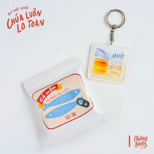 Móc Khoá Mica - Bộ sưu tập 'Chúa luôn lo toan' - CRD-2674 Móc Khoá Mica - Bộ sưu tập 'Chúa luôn lo toan' - CRD-2674