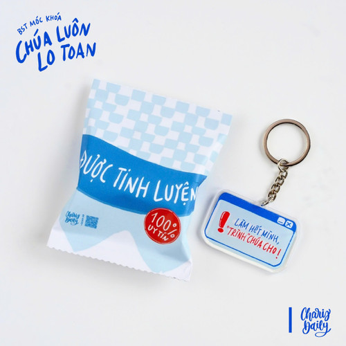 Móc Khoá Mica - Bộ sưu tập 'Chúa luôn lo toan' - CRD-2674 Móc Khoá Mica - Bộ sưu tập 'Chúa luôn lo toan' - CRD-2674