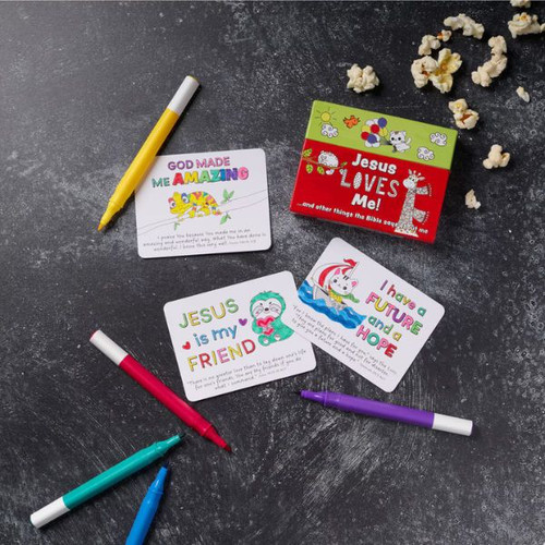 Card Tô Màu Cơ Đốc - Jesus Loves Me - CBX023 Card Tô Màu Cơ Đốc - Jesus Loves Me - CBX023