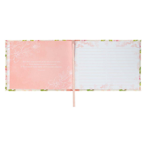 Sổ Tay Cơ Đốc Ngoại Nhập - Sổ Lưu Bút - Guest Book Floral Màu Hồng - GST43 Sổ Tay Cơ Đốc Ngoại Nhập - Sổ Lưu Bút - Guest Book Floral Màu Hồng - GST43