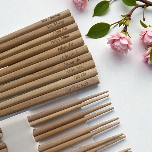 Đũa Khắc Laser - Trái Thánh Linh Tiếng Anh - DUA-2749 Đũa Khắc Laser - Trái Thánh Linh Tiếng Anh - DUA-2749