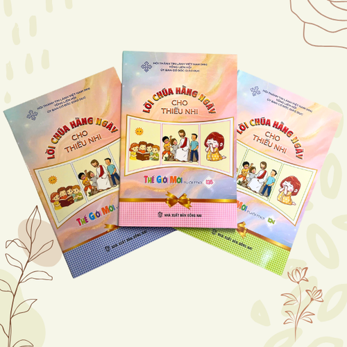 Bộ Sách Lời Chúa Hằng Ngày Cho Thiếu Nhi - Thế Giới Mới Tuổi Thơ - Quyển 124,125,126 - KTN-2773