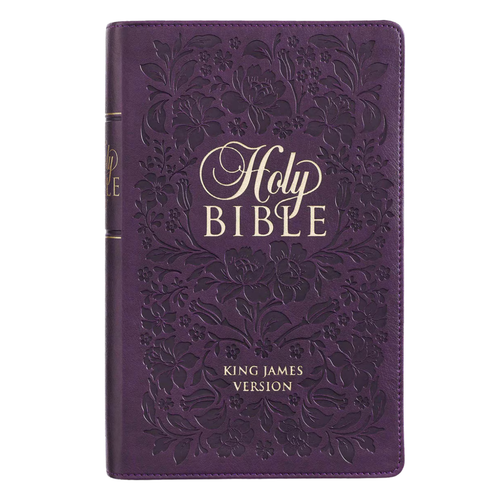 Kinh Thánh Tiếng Anh – Bản KJV - Giant Print Bible – Bìa Hoa Tím - KJV140