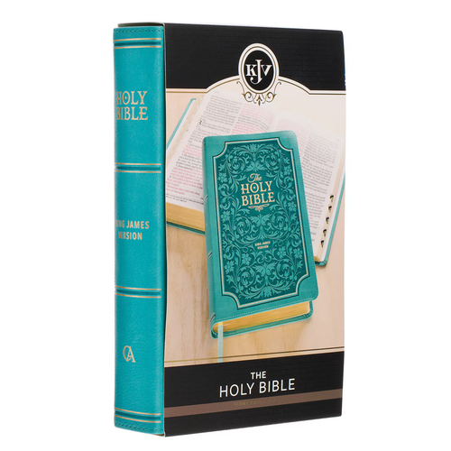 Kinh Thánh Tiếng Anh – Bản KJV - Giant Print Bible – Bìa Xanh Teal –  KJV182