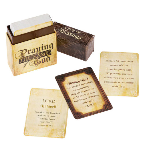 Hộp Card Thông Điệp - Cầu Nguyện Trong Danh Đức Chúa Trời - Praying the Names of God - BX112