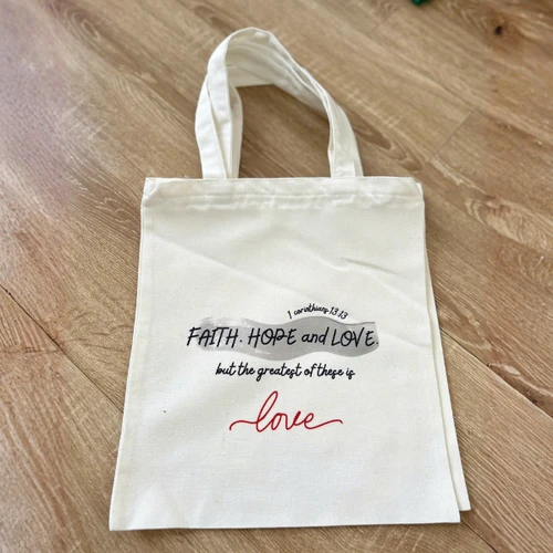 Túi Xách Tote Đeo Vai Thông Điệp Cơ Đốc - Mẫu Ngẫu Nhiên - GR-2798