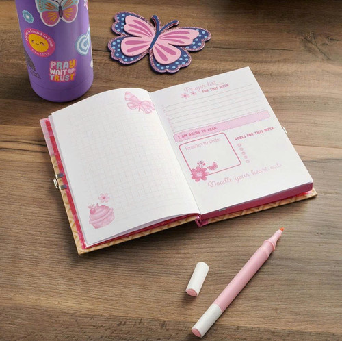 Sổ Nhật ký bí mật Niềm Vui Tràn Ngập - Phi-líp 4:4 - Let Joy Fill Your Day Secret Diary - Philippians 4:4-  SNB008