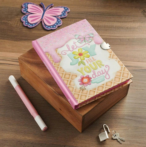 Sổ Nhật ký bí mật Niềm Vui Tràn Ngập - Phi-líp 4:4 - Let Joy Fill Your Day Secret Diary - Philippians 4:4-  SNB008