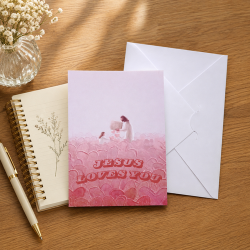 Thiệp Cơ Đốc - Jesus Loves You - TCD-2839
