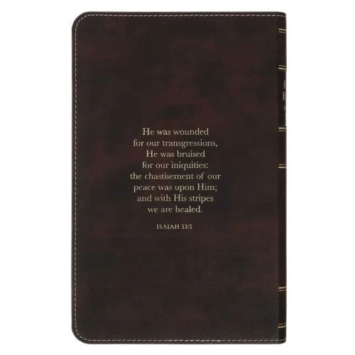 Kinh Thánh Tiếng Anh - Bản KJV - Giant Print Bible - Bìa Hồng Mão Gai- KJV326