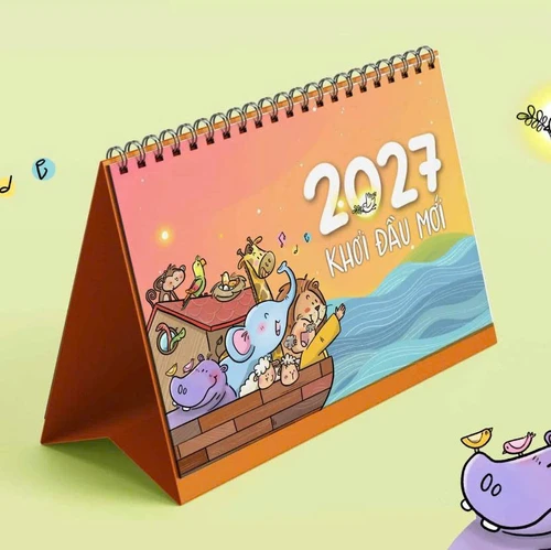 Lịch Để Bàn 2027 - KHỞI ĐẦU MỚI - DOR-2871