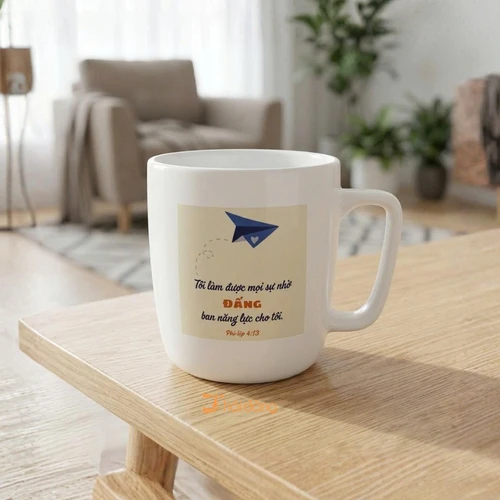 Ly sứ trắng Minh Long - Phi-líp 4:13 - CDLT-0354