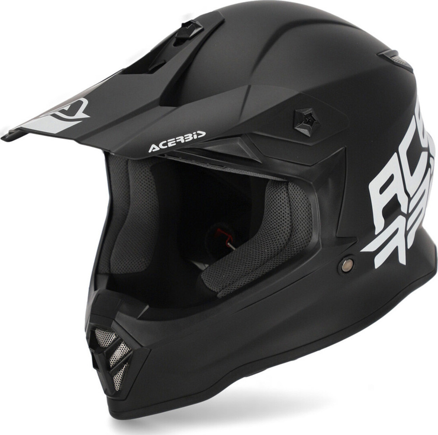 Casco Cross Bambino ACERBIS STEEL Nero - Taglia YS (47-48)