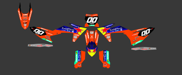 DRACO GRAPHIX - Kit grafiche KTM 2