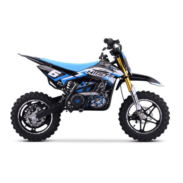 Minicross elettrica 550 Watt Hiro Falcon 10/10 Blu [4-8 anni]