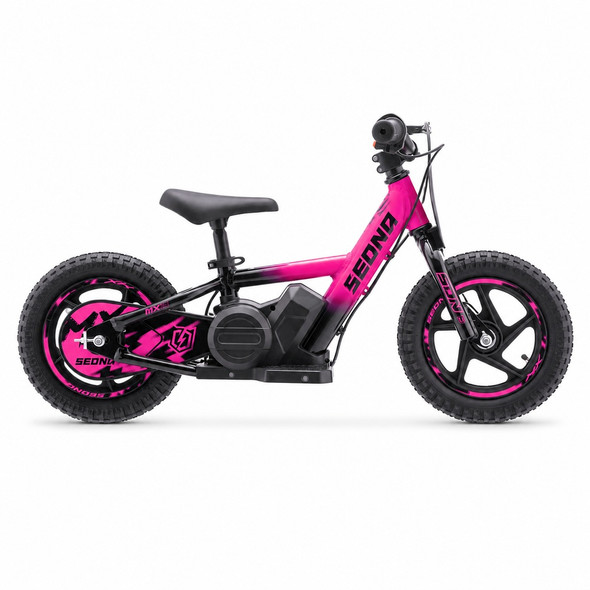 Mini e-bike 100W 12" velocità regolabile Rosa