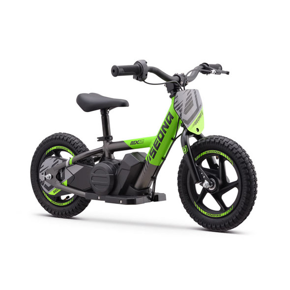 Mini e-bike 100W 12" velocità regolabile Verde