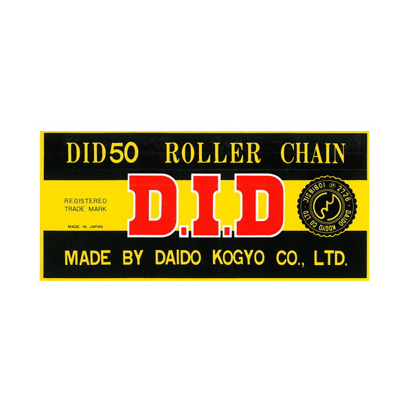 CATENA DID 530 (Black & Black) - Lunghezza: 116 maglie con giunto a clip (RJ)