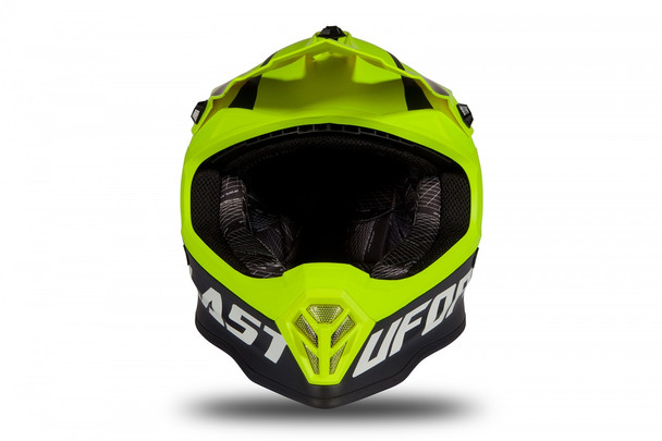 Casco motocross Ufo per giovani Neon yellow