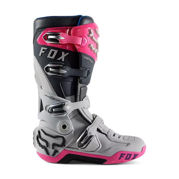 FOX STIVALI MX INSTINCT 2.0 Grigio/Rosa - TAGLIA M 10