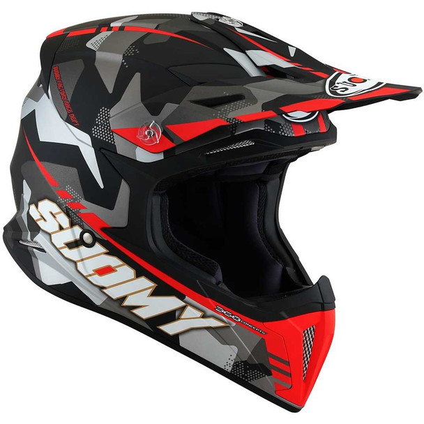 Suomy - Casco Xwing Camouflage Matt Red