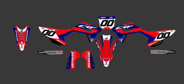 DRACO GRAPHIX - Kit grafiche Honda CRF Motard