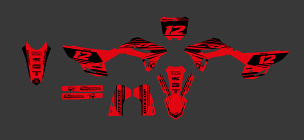 DRACO GRAPHIX - Kit grafiche Honda CRF Motard 3
