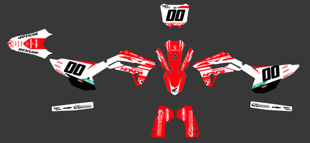 DRACO GRAPHIX - Kit grafiche Honda CRF 4
