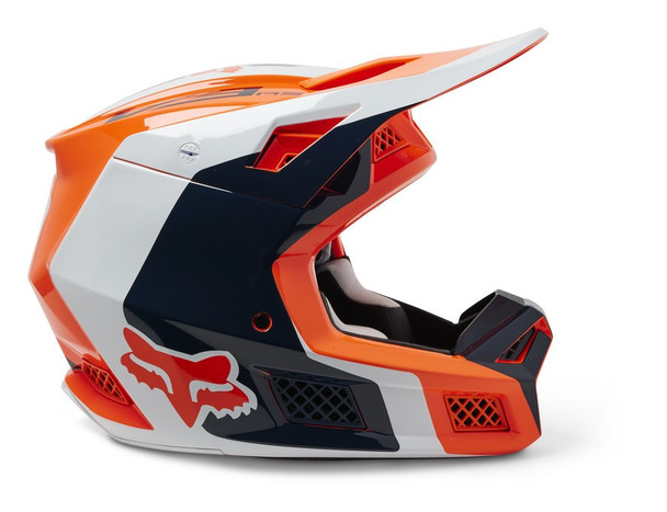 Fox V3 Rs Infinite arancio fluo
