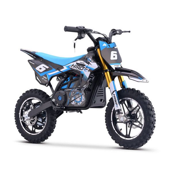 Minicross elettrica 550 Watt Hiro Falcon 10/10 Blu [4-8 anni]