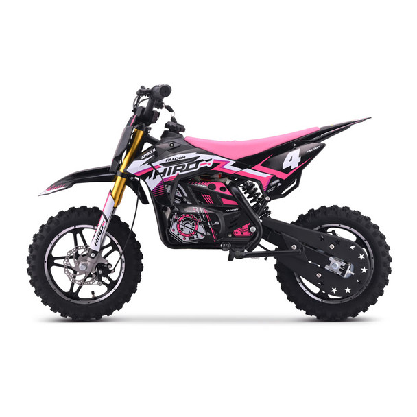 Minicross elettrica 550 Watt Hiro Falcon 10/10 ROSA [4-8 anni]