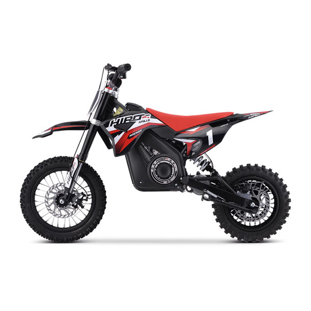 Minicross elettrico 1000 Watt Hiro Rocket 12/10 Rosso