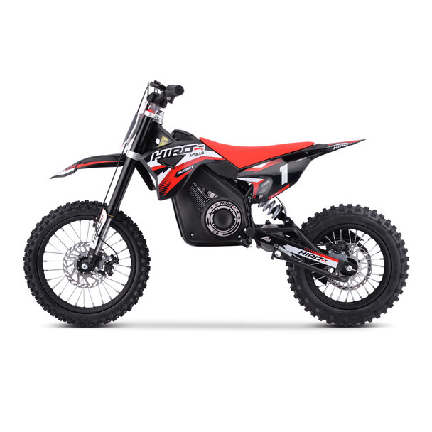 Minicross elettrico 1300 Watt Hiro Rocket 14/12 Rosso