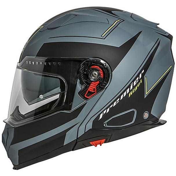 Casco Moto Modulare Premier Delta Rg Y Grey Bm