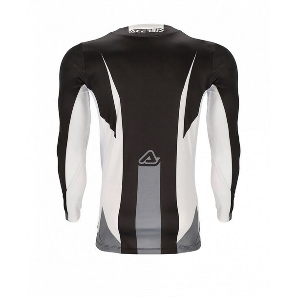 Acerbis Maglia Mx J Track Three Nero Bianco