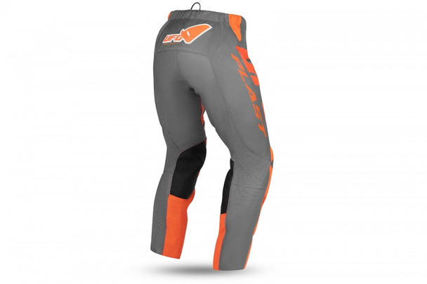 PANTALONI MOTOCROSS KIMURA DA BAMBINO GRIGIO E ARANCIONE