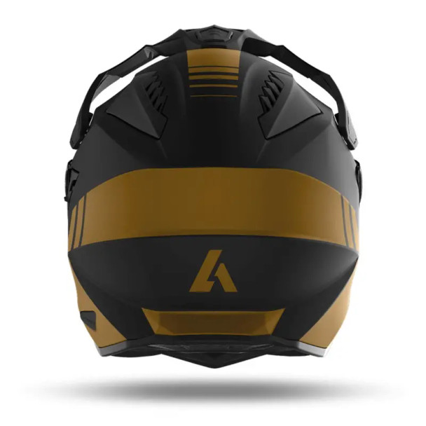 Casco Integrale On-Off Moto Touring Airoh COMMANDER Gold Opaco