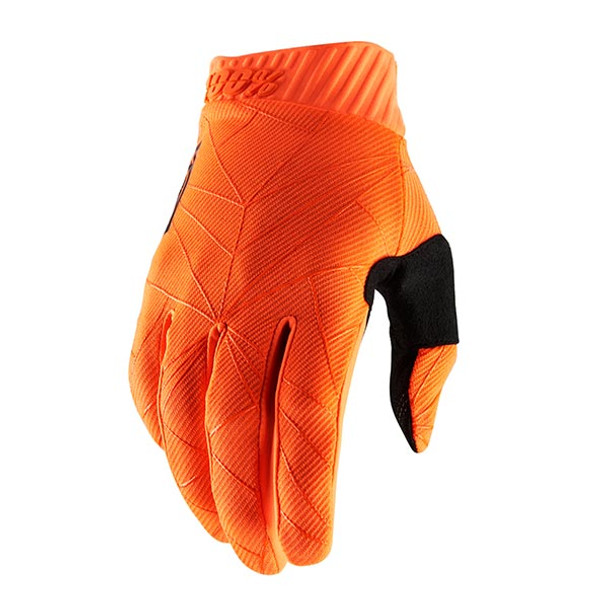 GUANTI 100% RIDEFIT FLUO ORANGE/BLACK (XXL)