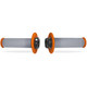 MANOPOLE CROSS PROGRIP 708 ARANCIONE-GRIGIO CON SISTEMA LOCK-ON