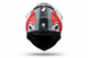 Ufo Casco Intrepid Rosso Bianco