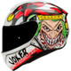 Casco Moto Integrale Mt Helmet Targo Joker Bianco