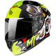 Casco Moto Integrale Mt Helmet Targo Crazy Dog