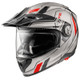 Casco modulare Premier XTRAIL XT17 Grigio nero e rosso