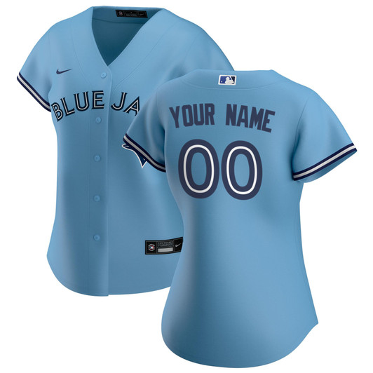 Toronto Blue Jays Nike Replica Replica Women's Replica Custom Jersey - Blue