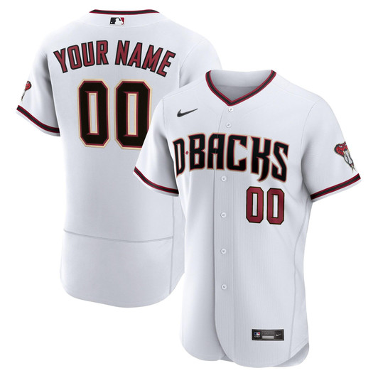 Arizona Diamondbacks Nike Replica Replica Replica Home  Custom Jersey - White