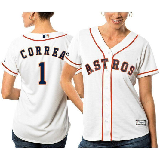 Carlos Correa Houston Astros Majestic Cool Base Player Jersey White 2019