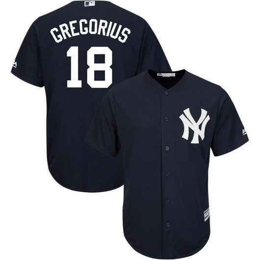 Didi Gregorius New York Yankees Majestic Official Cool Base Player Jersey Navy 2019