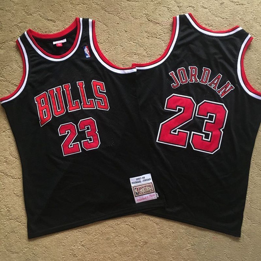 Chiacago Bulls Michael Jordan #23 Nba Classic Black Jersey