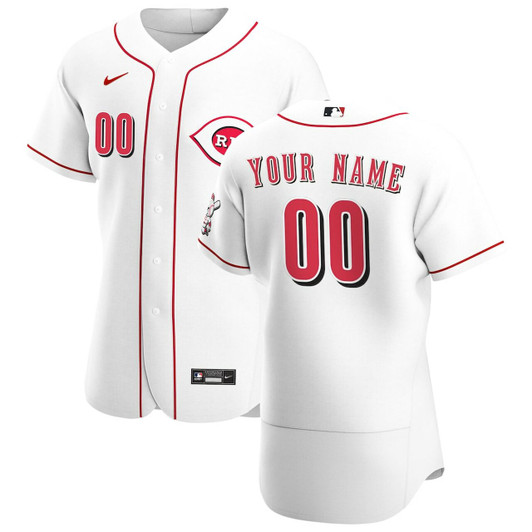 Men'S Cincinnati Reds White Home Custom Baseball Jersey Mlb Baseball Jersey347